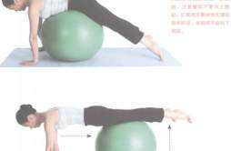 瑜伽球舒展背部动作图解 瑜伽球放松腰背部